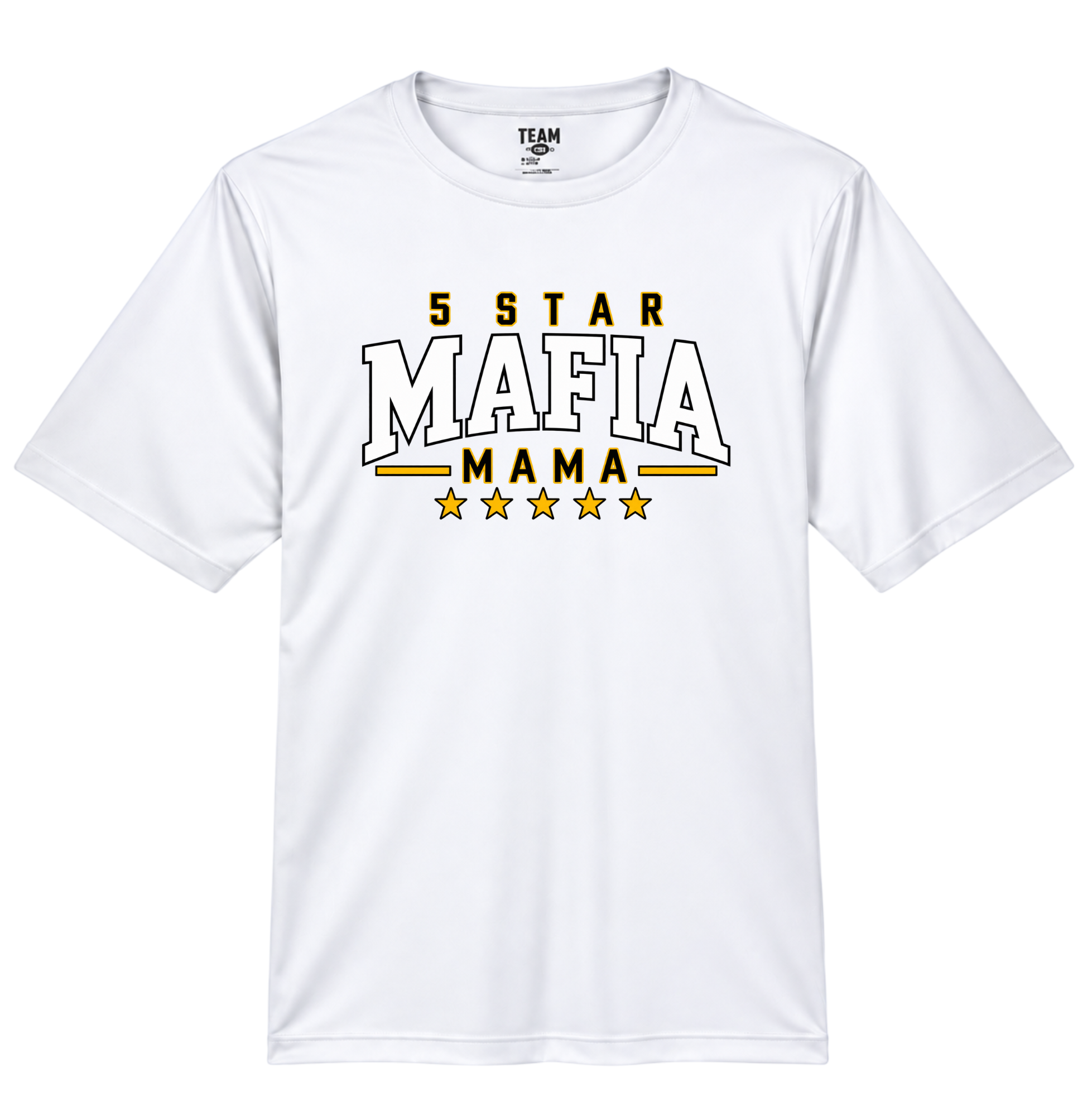 5 Star Mafia Mama graphic tee in White