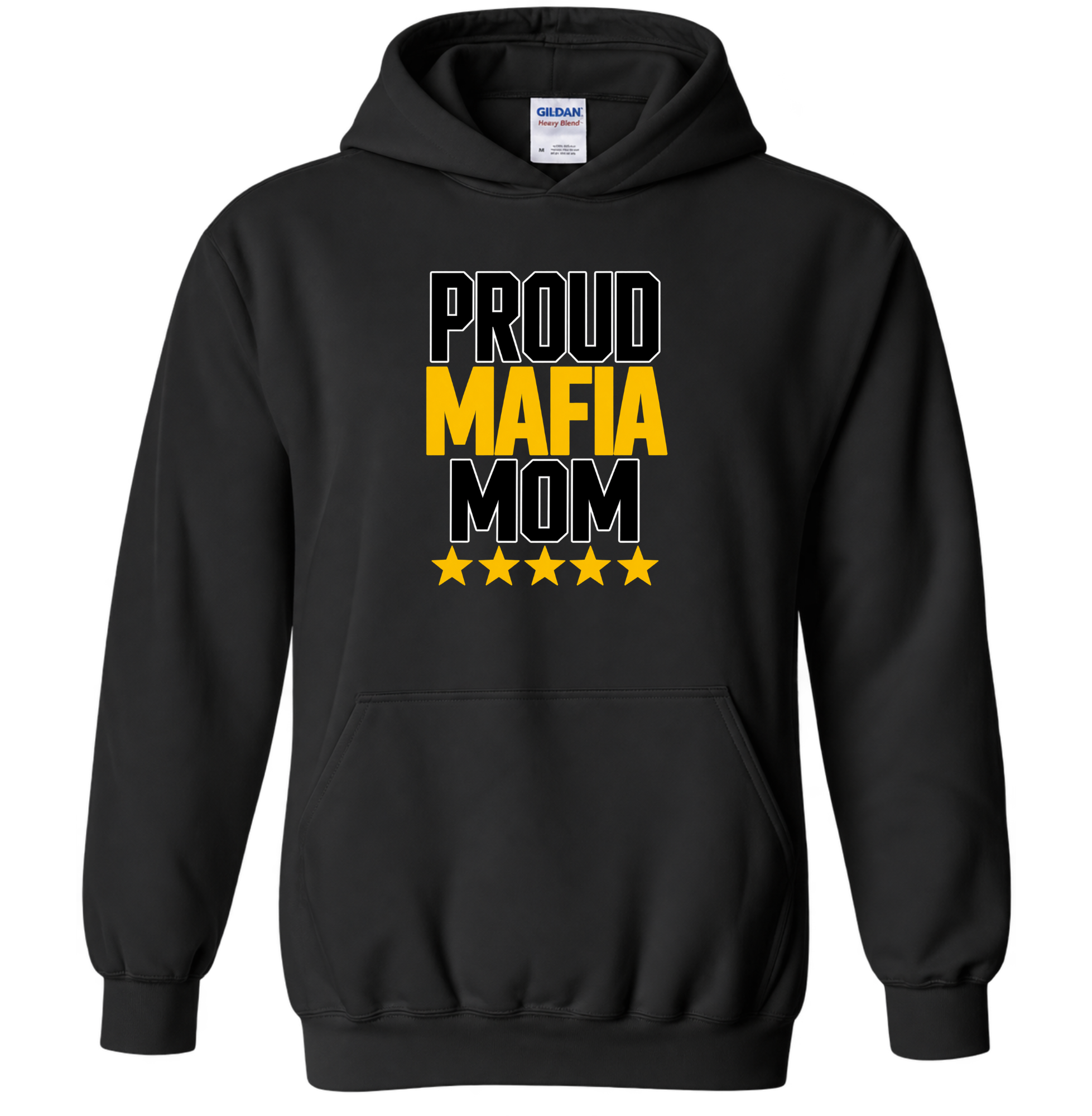 Proud Mafia Mom hoodie in black